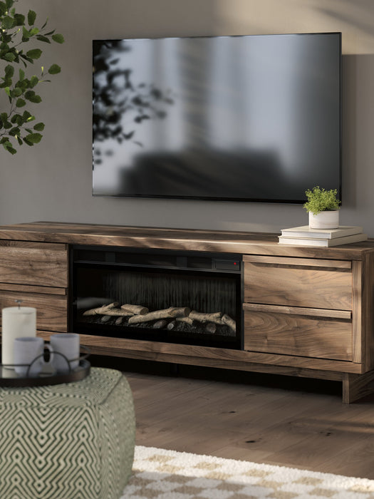 Zadilyn 72" TV Stand with Electric Fireplace - Atchison Furniture Company (Atchison, KS)