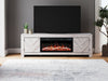 Cayboni 71" TV Stand with Electric Fireplace - Atchison Furniture Company (Atchison, KS)