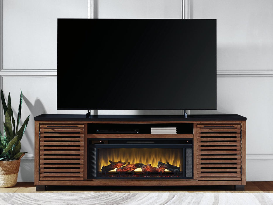 Kallari 84" TV Stand with Electric Fireplace - Atchison Furniture Company (Atchison, KS)