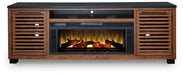 Kallari 84" TV Stand with Electric Fireplace - Atchison Furniture Company (Atchison, KS)