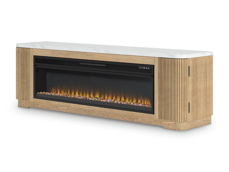 Camdill 80" TV Stand with Electric Fireplace - Atchison Furniture Company (Atchison, KS)